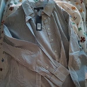 Brand new Banana Republic Striped Button down